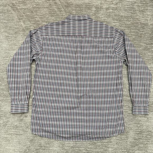 Cinch Shirt Mens XL Gray Pink Plaid Button Down Long Sleeve Western Rodeo Cowboy - Picture 6 of 12